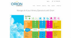 Desktop Screenshot of orionwinesw.com