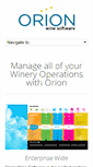 Mobile Screenshot of orionwinesw.com